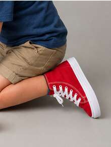 Kids Tennis Shoes - Red - View 3
