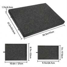 Tapis de table - Gris foncé - Voir 6