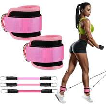1 Set All-In-One Resistance Band Set, Help You Build Perfect Peach Butt, Suitable For Glute Kickback Training, Hip Shaping And Home Fitness - A - View 3