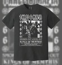 THREE 6 MAFIA - Smoked Out Loced Out Shirt - 黑色 - 查看 1