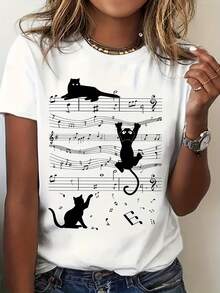 Men T-Shirts - 黑色 - 查看 1