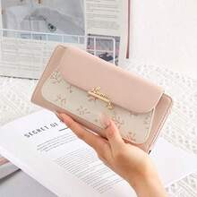 Women Wallet & Check Holder - Pale Pink - View 1