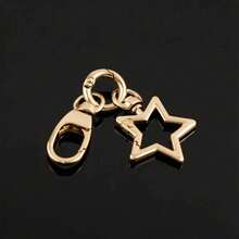 2 Stücke Metall Schlüsselanhänger Schlüsselring Clip Halter Schlüsselkette Ring für Accessoires Frauen Männer, Haus Auto Schlüssel - Verschiedenfarbig - Übersicht 4