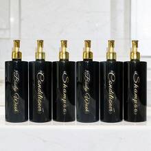 3/6个/500毫升浴室分配瓶，空瓶，可装洗发水、沐浴露、护发素，可重复灌装，家居浴室装饰，秋季装饰，返校季装饰，塑料可灌装皂液器，厨房浴室收纳，空的可重复使用皂液乳液淋浴容器 - 圓柱白+全金泵 - 查看 19
