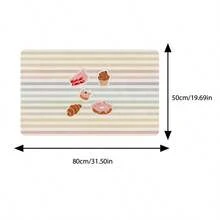 [Nuevo Engrosado] Alfombrilla de secado de platos de cocina, alfombrilla de mesa, alfombrilla absorbente, alfombrilla de encimera para platos, alfombrilla de mesa sin lavado, alfombrilla de secado de cuencos y platos, grosor 3.6mm - color - Ver 12