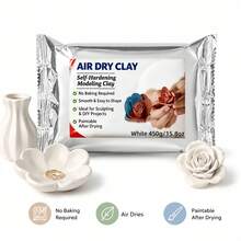 Air-Drying Clay Is Suitable For Sculpture. Featuring A Realistic Stone-Like Texture For Creating Busts, Decorative Stones - White - View 1