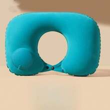 Inflatable Pillow, Portable Travel Neck Pillow, Pressure-Inflated U-Shaped Pillow, Space-Saving - Multicolor - View 10