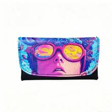 Pop Art Print Smoking Accessories Storage Bag, Oil Painting Colorful Flap Portable Tool Bag, Outdoor Anti-Pressure Leather Storage Pouch, Holiday Gift, Valentine's Day Gift! - G - View 13