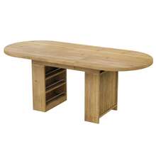 Extendable Dining Table 150/200 * 90, Suitable For 6-8 People, With Storage Space, Thickened Tabletop, Scandinavian Style Dining Table, Oak Color. - 1 - 查看 3