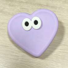 Stiker Ponsel Silikon Warna-warni Macaron Lucu 3D Mata Besar dan Hati, Gaya Gadis Lembut untuk Desktop, Aksesori Dekorasi Ponsel Portabel Kartun Serbaguna - MultiWarna - View 17