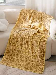 1PC/3PCS Leopard Print Towel Set - Soft Microfiber Material - Absorbent - Lint-Free - Hangable - Bathroom Decor, Gym, Party Gift, Beach, Vacation Travel, Halloween - Multicolor - View 9