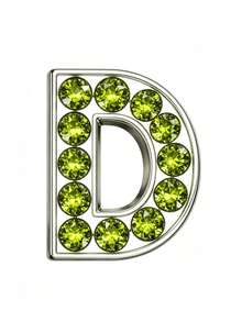 8mm 金色/銀色水鑽 26 個英文字母珠，適用於 DIY 手鍊、手環、珠寶配件 - 金色 - 查看 97