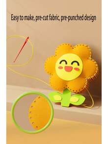 Holiday Gift.EVA Sewing Kit Handmade Creative Pendant.Handmade Doll Material Kit.DIY Doll Ornament.Cute Hand-Sewn Anime Plush - Multicolor - View 6