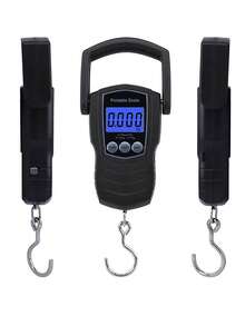 [High Quality] 1pc Portable Handheld Scale, Multi-Function Travel Scale, 50kg/75kg Capacity, Hanging Fishing Scale, Suitable For Home And Air Travel, With Large Handle, Backlit LCD Display And Weight Lock Function (AAA Batteries Not Included) - Multicolor - View 17