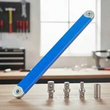 5pcs Universal Extension Wrench Set, Includes Socket Adapter, Torque Enhancing Extension Bar, Quick Release Socket Converter, Suitable For Car Repair, Mechanic Tools, DIY Garage Workshop, Essential Automotive Hand Tools - 1 Extension Bar + 3 Adapters + 1 Socket - View 7