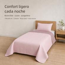 POLIGONO Quilt Sets - Pink - View 2