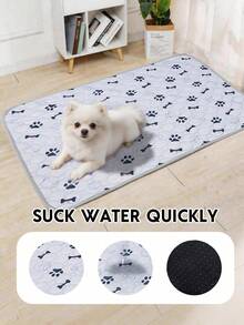 Washable & Reusable Pet Pee Pads - 4-Layer Waterproof & Absorbent Puppy & Kitten Training Pads, Suitable For Floor, Sofa, Bed, Fence, Car, Fit For Small/Medium/Large Dogs & Cats, Keep Your Pets Clean & Comfortable - Multicolor - View 14