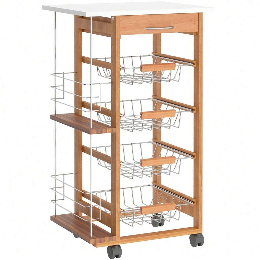 Storage Islands & Carts - Madera Natural - View 1