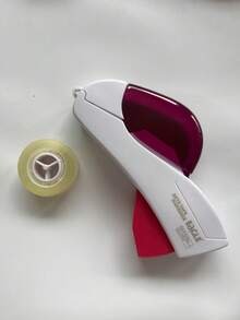 1 cái máy cắt băng keo tự động cầm tay dạng kín hoàn toàn, không cần pin, thiết kế công thái học, dễ sử dụng và tiết kiệm sức, máy đóng gói băng keo vận chuyển, phù hợp gói quà Giáng Sinh và tại nhà, màu ngẫu nhiên - Nhiều màu - Xem 17