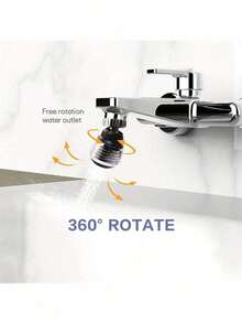 360° Rotating Kitchen Faucet Aerator, Diffuser, Faucet Nozzle Filter, Adapter - For Home Kitchen Use - Multicolor - View 4