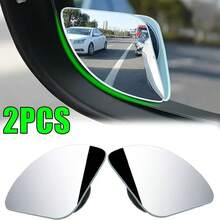 Rearview Mirror Blind Spot Mirror, Adjustable Angle, Heart, Fan, Round And Other Shapes, High Definition Glass Convex Lens Wide Angle 360° Adjustable Auxiliary Rearview Mirror, Suitable For All Car Models - Rearview Mirror Model - View 11
