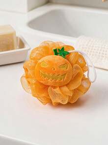 Bola de baño de calabaza de Halloween, bola de ducha de calabaza Jack linda, esponja de baño de malla suave con espuma rica, bola de exfoliación corporal colgante de secado rápido, bola de ducha exfoliante suave, adorno decorativo lindo para el baño, regalo de Halloween - multicolor - Ver 11