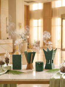 Multiple Models/Styles Resin Incense Burner/Holder, One Resin Incense Burner With Arabic Characters, Heat-Insulated And Anti-Scalding, Home Decor, Also Suitable For Aromatherapy, Can Be Used As Holiday Gift, Saudi National Day - Celebration Edition - View 2