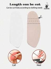 2/10/20/30/40/50pcs Disposable Thigh Anti Chafing Patches Plus Size Curve Inner Thigh Chafe Guard Stickers, Back To School Supplies College Dorm Essentials, Travel Essentials Vacation Supplies, Invisible Sweatproof Nipple Covers Set Bulk - Thin style - View 7