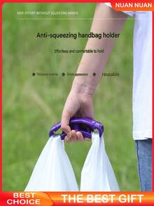 Portable Plastic Shopping Bag Clip, With Comfortable Grip, Durable Basic Shopping Bag Holder, Convenient For Shopping And Home Storage, Prevents Bag Tearing - Multicolor - View 3