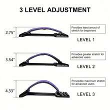 Multifunctional Lumbar Massager & Stretcher Space-Saving, High Load-Bearing. For Men & Women, Fitness Beginners And Enthusiasts. Perfect For Home & Gym. - Multi-color Random - View 4