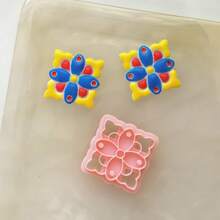 Polymer Clay Cutting Tools Such As Sun Face, Floral Arches, Geometric Molds, Suitable For Handmade Drop Earrings And Other Accessories - Multi-element - View 11