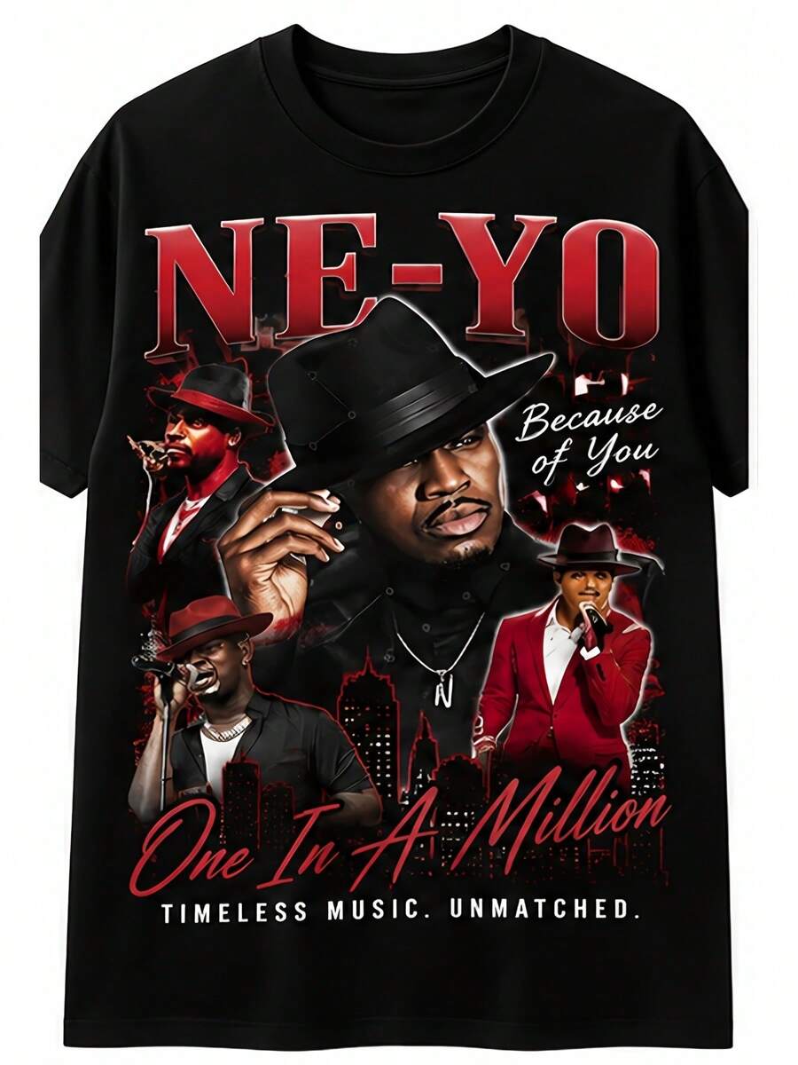 Camisetas de hombre - Negro - Ver 1