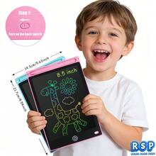 RSP Pizarra de escritura a mano de 6.5 pulgadas / 8.5 pulgadas / 10 pulgadas / 12 pulgadas, pizarra para garabatear, tableta de escritura portátil, pizarra de escritura electrónica, pizarra de dibujo reutilizable, adecuada para arte y manualidades, hogar, escuela y oficina - Multicolor - Ver 25