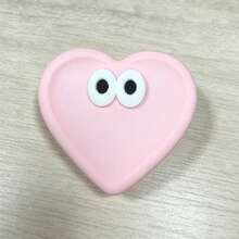 Stiker Ponsel Silikon Warna-warni Macaron Lucu 3D Mata Besar dan Hati, Gaya Gadis Lembut untuk Desktop, Aksesori Dekorasi Ponsel Portabel Kartun Serbaguna - MultiWarna - View 14