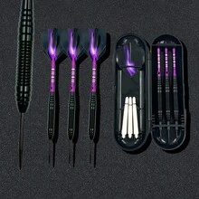 3-Piece Metal Dart Set With Portable Case - Great For Training And Gifting - Suitable For Ages 14 And Up - Iron And Aluminum - Multicolor - View 10