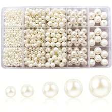 Mixed Color 15-Compartment Faux Pearl Acrylic Beads And Plastic Loose Beads Spacer Beads Jewelry Making Kit Box, DIY Beading Set, Suitable For Making Bracelets, Necklaces, Earrings, Bag Charms, Car Charms, Etc., Suitable For Beading, Jewelry Wire And Jewelry Repair And Beading Wire Tool Set, DIY Jewelry Making Tool Kit - Multicolor - View 1