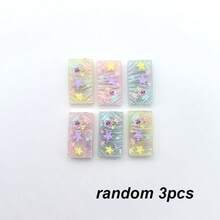 3pcs Random Pastel Starry Sky Erasers, Novel 3D Star Pattern Mini Colorful Eraser Blocks, For Office Desk Decoration, Diary Crafting Stationery - Multicolor - View 9
