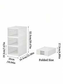 Foldable Clear Plastic Shoe Storage Boxes, Stackable Front Open Shoe Organizer Drawers, Dustproof Transparent Sneaker Container For Closet, Hallway, Bedroom, Space Saving Shoe Rack For Men Women Kids Footwear - View 7