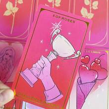 12*7cm Tarot Card Game Final Rose Tarot 78 Cards Gold Foil Design Elegant - Final Rose Tarot - View 5