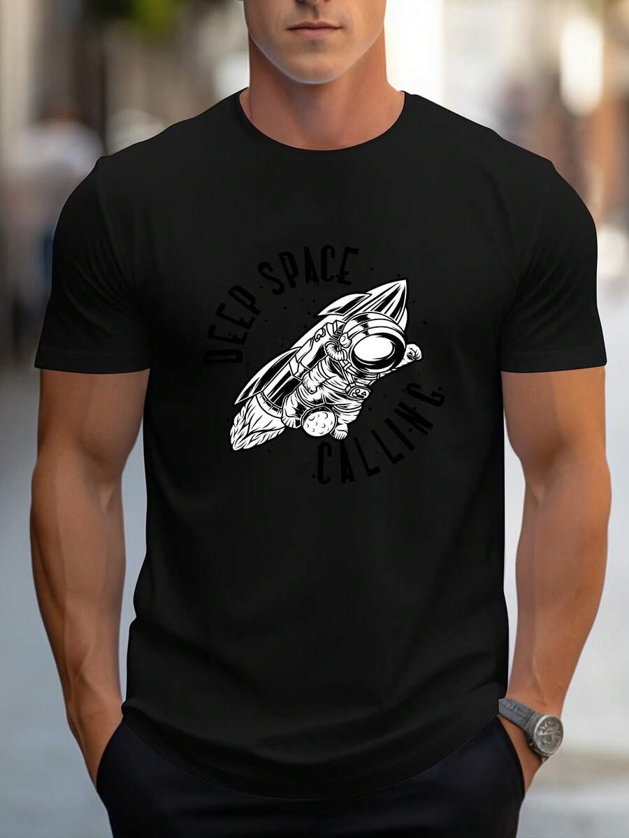 Camisetas de hombre - Negro - Ver 1