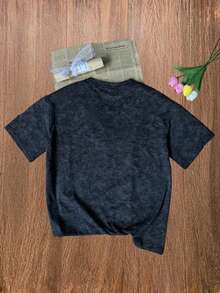 1pc Women's Colorblock Long Sleeve T-Shirt, Slim Fit 2 In 1 Patchwork Knit Top For Autumn - Black - View 4