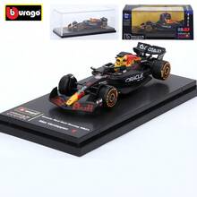 Burago – 1:64 比例合金 F1 賽車模型;精細還原的 F1 單座賽車複製品,附展示盒;建議 14 歲以上使用 - 彩色 - 查看 13