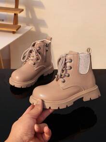 Children's Boots, New Style, Single Lining, Non-Slip Casual Boots - Pink - View 7