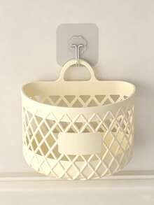 2pcs Hanging Storage Baskets, Multi-Functional Hanging Storage Rack, Miscellaneous Items Basket, Space-Saving, Suitable For Bedroom, Living Room, Bathroom, Kitchen, Essential Bathroom Accessories, Wedding Season, Graduation Season, Back To School Season Gifts, Wall Storage, Dorm Storage, Toiletries Storage - Multicolor - View 10
