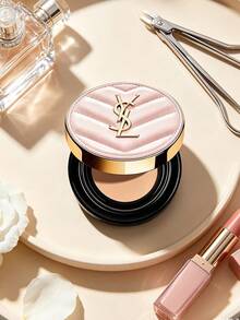 Yves Saint Laurent Saint Laurent 粉色氣墊粉底 B10 SPF23 PA++ 保濕彈性持妝亮澤肌膚 適合淺膚色 日常補妝 5g 迷你便攜 - B10 - 查看 1