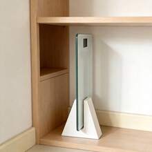 1/2pcs Trapezoid Body Scale Storage Rack, Vertical Bathroom Electronic Body Fat Scale Floor Stand, Space-Saving Minimalist Triangle Storage Rack, Electronic Body Scale Wall-Mounted Storage Rack, Autumn Decor, Holiday Essentials, Back To School - Multicolor - View 3