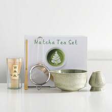 1件/5件 日式100齒抹茶刷、抹茶攪拌工具、刷架、宋代風格茶具禮盒、抹茶碗 - 彩色 - 查看 12