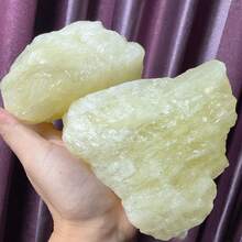 Natural Yellow Quartz Rough Stone, Large Size Yellow Quartz Crystal Rough Stone, Natural Yellow Quartz Crystal Rough Stone, Large Block Yellow Quartz Crystal Rough Stone, Indoor Decoration Large Yellow Quartz Ornament, Large Crystal Carving Material - Yellow - View 6