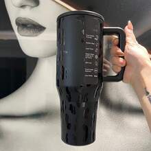 40oz HYDRO-JUG Large Capacity Vacuum Cup,Thermal Mug, Ice Cup, Portable And Leak-Proof. 6 Patterns (Cowboy Christmas/Wild Rose/Leopard/Camo/Black Leopard/Plaid). Ideal For Office, Gym And Road Trips, Excellent Choice For Holiday Presents. - 紋 - 查看 2