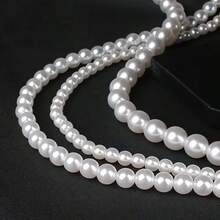 10-Compartment Box ABS Faux Pearl Bead Set DIY Material Kit For Handmade Beaded Bracelets, Necklaces, Phone Chains Accessories - Multicolor - View 4
